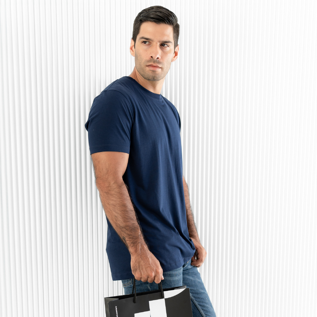 Básica Regular Fit Azul Oscuro
