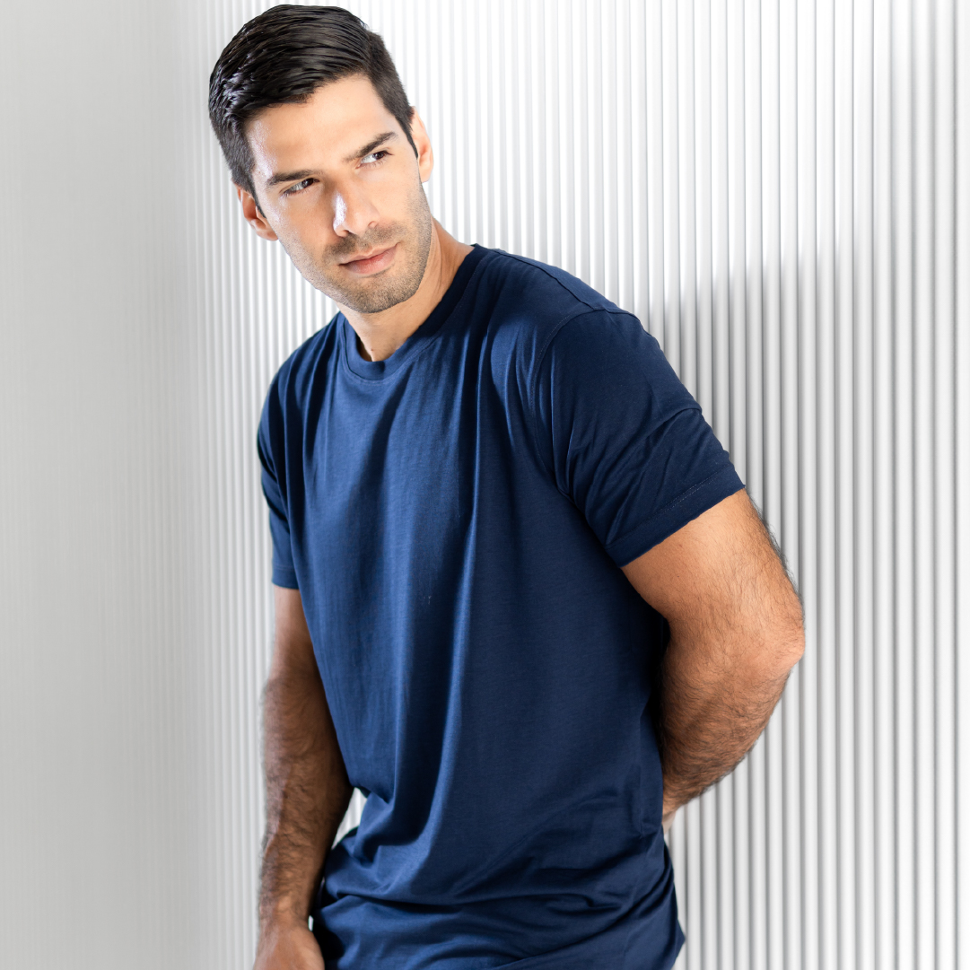 Básica Regular Fit Azul Oscuro