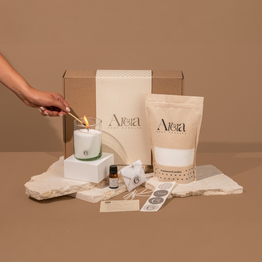 Kit Areia vaso